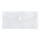 Папка-конверт на кнопке Calligrata, travel (С6+) 150мкм, бесцветный - фото 321763856
