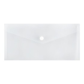 Папка-конверт на кнопке Calligrata, travel (С6+) 150мкм, бесцветный (комплект 10 шт)