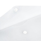 Папка-конверт на кнопке travel, 150 мкм, Calligrata Standard, прозрачная, белая - Фото 4