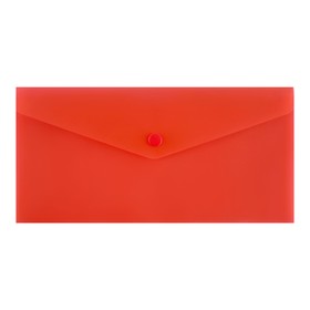 Папка-конверт на кнопке Calligrata, travel (С6+) 150мкм, красный
