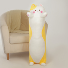 Мягкая игрушка-подушка «Кот», 110 см, цвет жёлтый - фото 321763946