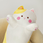 Мягкая игрушка-подушка «Кот», 110 см, цвет жёлтый - фото 4468286