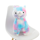 Мягкая игрушка «Лама», 45 см, цвет голубо-розовый - фото 321763952