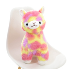Мягкая игрушка «Лама», 45 см, цвет жёлто-розовый - фото 110686793