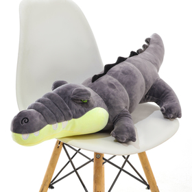 Мягкая игрушка «Крокодил», 80 см, цвет серый