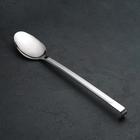 Ложка гарнирная из нержавеющей стали цельнометаллическая, 35 мл, h=39 см, толщина 3 мм - Фото 1