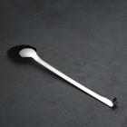 Ложка гарнирная из нержавеющей стали цельнометаллическая, 35 мл, h=39 см, толщина 3 мм - Фото 2