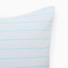 Наволочка "Этель" Полоска 50х70 см, цв. голубой, 100% хлопок, бязь - фото 24631634