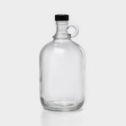 Бутылка стеклянная с ручкой «Гера», 2,05 л - фото 4632079