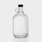 Бутылка стеклянная с ручкой «Гера», 2,05 л - фото 4632081