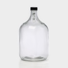 Бутылка стеклянная с ручкой «Велес», 3,86 л - фото 4632094