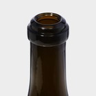 Бутылка стеклянная «Шампань», 0,75 л, цвет золотисто - оливковый (комплект 12 шт) - фото 25282849