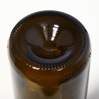 Бутылка стеклянная «Шампань», 0,75 л, цвет золотисто - оливковый (комплект 12 шт) - фото 25282850