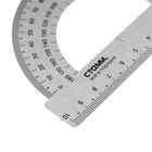 Транспортир 180°/10 см «Стамм», металлический - Фото 3