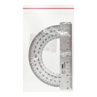 Транспортир 180°/10 см «Стамм», металлический - Фото 4