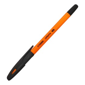 Ручка шариковая СТАММ "150" узел 0,7 мм, черные чернила, оранжевый корпус
