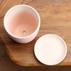 Горшок цветочный Букле розовый крокус №2, 1,4 л, d - 14,9 см - фото 24605019