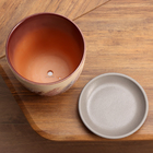 Горшок цветочный Живопись бежевый крокус №3, 2,3 л, d - 17,7 см - фото 24605085