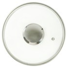 Крышка стеклянная Panairo Chrome, с крышкой, d=22 см 10619243 - фото 308978151