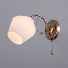 Бра "Ариель" 1х40Вт E27 белый-золото 18х15х18 см. - фото 24612108