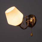 Бра "Ариель" 1х40Вт E27 белый-золото 18х15х18 см. - фото 24612112