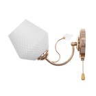 Бра "Ариель" 1х40Вт E27 белый-золото 18х15х18 см. - фото 24612113