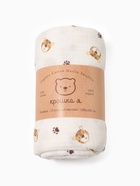 Пелёнка двухслойная «Крошка Я» Animal, 130×100 см, муслин, хлопок 100% - Фото 9