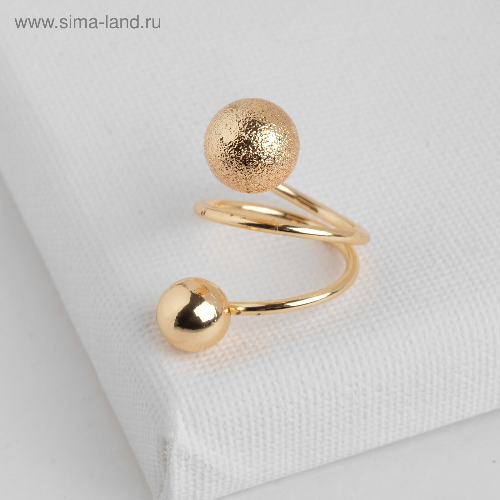 Кольцо из шариков золото: оригинальное и стильное украшение
