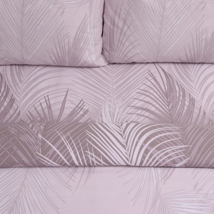 Постельное бельё евро «Этель» Night tropics, бязь