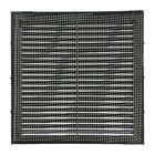 Решетка вентиляционная "ВИЕНТО" 1919В, 190х190 мм, с сеткой, неразъемная, графит - фото 24592392