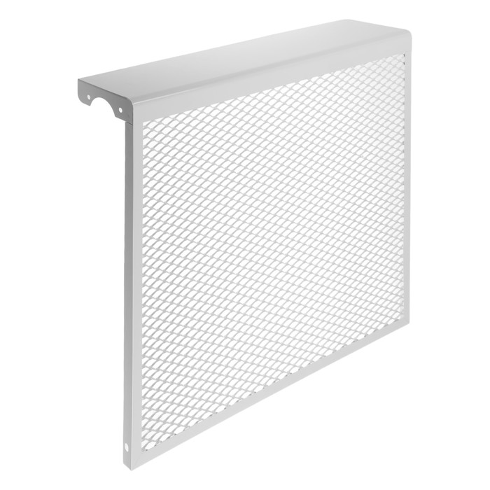 Экран на чугунный радиатор "ВИЕНТО" 7МЭР, 690х610х142 мм, 7 секций, металл, белый - Фото 1