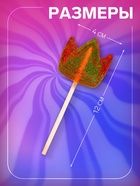 Карамель на палочке «МИЛАНА ХАМЕТОВА SWEET BAR» , корона, сердце, пончик, 25 г - Фото 2