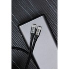 Кабель Accesstyle CC30-F200M, Type-C - Type-C, 3 А, быстрая зарядка, 2 м, нейлон, черный - фото 51588142 Кабель Accesstyle CC30-F200M, Type-C - Type-C, 3 А, быстрая зарядка, 2 м, нейлон, черный - фото 51588142