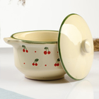 Бульонница с крышкой "Псковская" 0,5л / 11,5х13см, кантри - фото 24583154