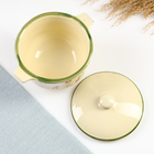 Бульонница с крышкой "Псковская" 0,5л / 11,5х13см, кантри - фото 24583156