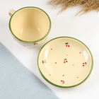 Чайная пара "Подарочная" 0,3л / 16см, кантри - фото 24583184