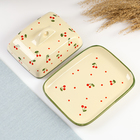 Маслёнка Псковский гончар «Кантри», керамика, 18×14×8 см, бежевая - Фото 5