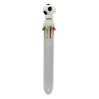 Ручка шариковая автоматическая 10-ти цветная, Спортивные мячи-спиннер, белая - фото 321765061