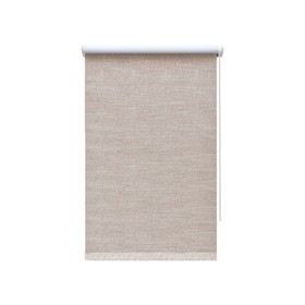 Рулонная штора Блэкаут «Каролина», 40х160 см, цвет коричневый