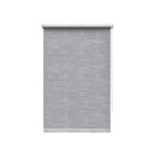Рулонная штора Блэкаут «Каролина», 40х160 см, цвет серый - фото 306198546