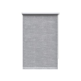 Рулонная штора Блэкаут «Каролина», 40х160 см, цвет серый