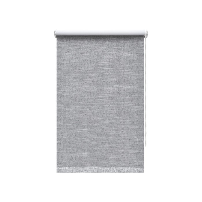 Рулонная штора Блэкаут «Каролина», 55х160 см, цвет серый