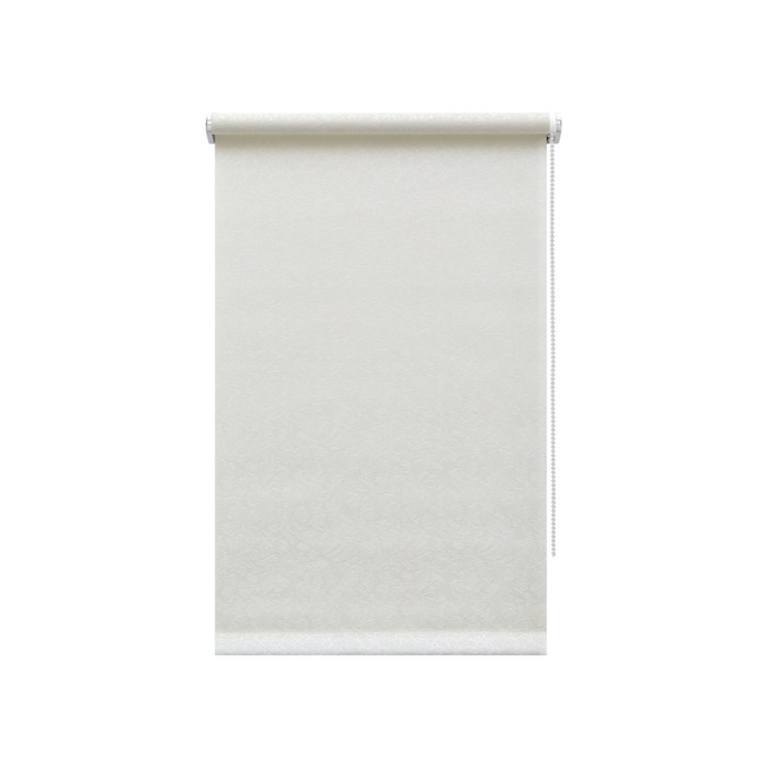 Рулонная штора Блэкаут «Катальпа», 40х160 см, цвет молочный