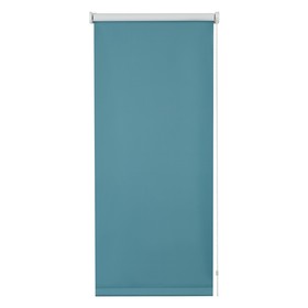 Рулонная штора Блэкаут «Плайн», 45х160 см, цвет бирюзовый