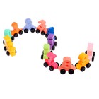 Паровоз «Числовой поезд», учимся считать, 11 цифр на магнитах - Фото 9