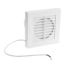 УЦЕНКА Вентилятор вытяжной ZEIN LOF-10, d=100 мм, 220 В, 15 Вт, с жалюзи, белый - Фото 1