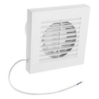 УЦЕНКА Вентилятор вытяжной ZEIN LOF-10, d=100 мм, 220 В, 15 Вт, с жалюзи, белый - Фото 2