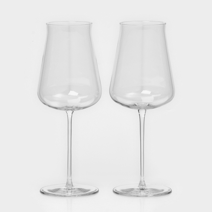 Набор бокалов для вина POLARIS, 540 мл, хрустальное стекло, 2 шт