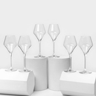 Набор бокалов для вина ARAM, 270 мл, хрустальное стекло, 6 шт - фото 9727332