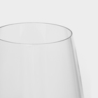 Набор бокалов для вина LORD, 510 мл, хрустальное стекло, 4 шт - Фото 5